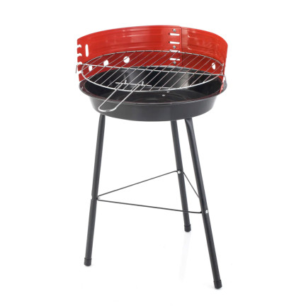 TG71413 KRUHOVÝ ZAHRADNÍ GRIL NA DŘEVĚNÉ UHLÍ 30CM ROŠT