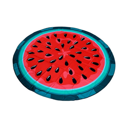 BQ50 STRANDTUCH SCHLINGE WASSERMELONE RUND