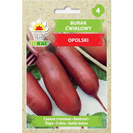 W1014 SEMÍNKA ČERVENÉ ŘEPY PODLOUHLÁ ČERVENÁ ŘEPA OPOLSKI ZELENINA PLODNÁ 10G