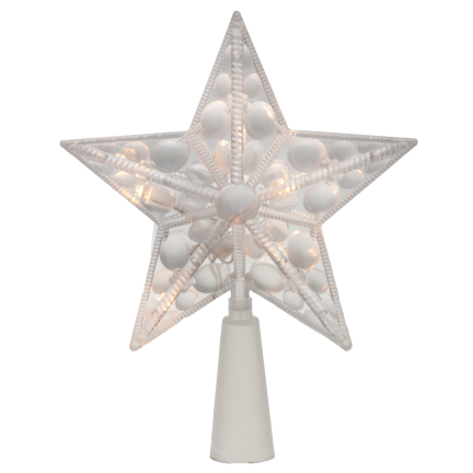 C12012CB STARS ON TOP of Christmas tree LED HEAT WHITE