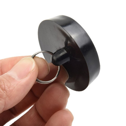 TG81654 Rubber Stopper for Sink, Washbasin, or Bathtub with Metal Handle