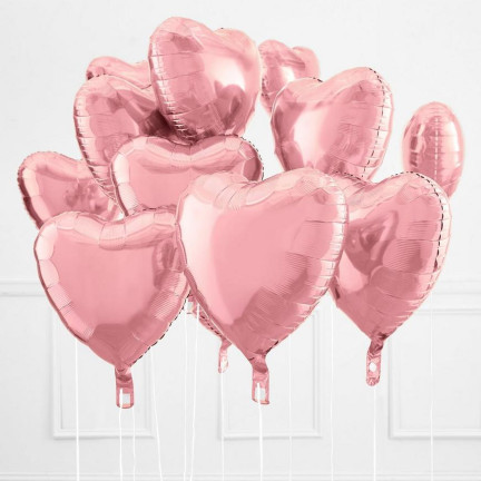 TG66235-3 HELIUM ROSA HERZ FOLIENBALLON