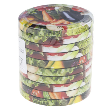 CAPL82KPL024 Gläserkappen FI82 Gläserkappen 10 Stück 6-Punkt-Verschlüsse