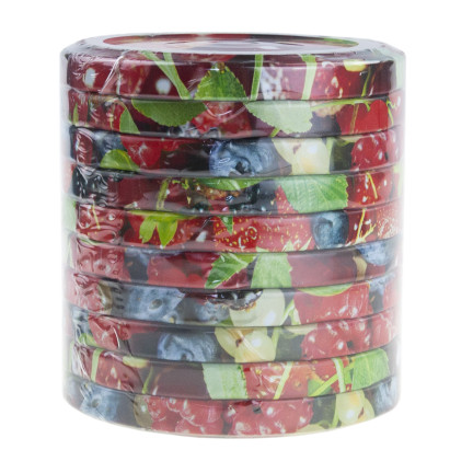 CAPL82KPL082 Gläserkappen FI82 Gläserkappen 10 Stück 6-Punkt-Kappe Obst