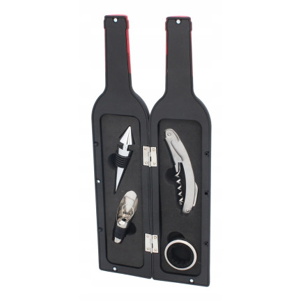 HUO6293 SADA PŘÍSLUŠENSTVÍ K VÍNU DÁRKOVÁ SADA K VÝROČÍ SVATBY DÁREK