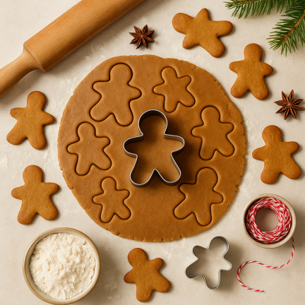 Vykrajovátka na sušenky, na vykrajování perníčků, sušenkový panáček, sada 5ks.