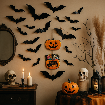 TG79040 NAKLEJKI NIETOPERZE ZESTAW