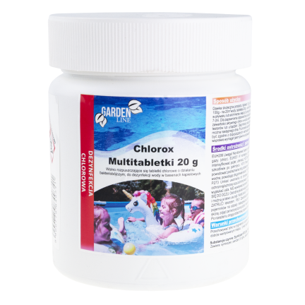 CHEM9341 CHLOROX CHLORINE MULTITABLE TABLETS 20Gx20SF. 400G