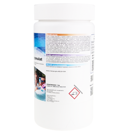 CHEM9488 FLOCKSTOP-GRANULAT FÜR SCHWIMMBADWASSER KOALESZENZ REINWASSER 1KG