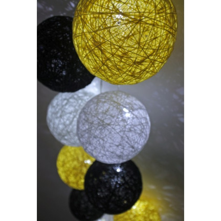SS48 GIRLANDA COTTON BALLS 10 Farben