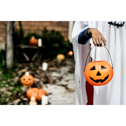 HL33 KBELÍK NA DÝŇOVÉ BONBÓNY VELKÝ KONTEJNER NA HALLOWEENSKÉ BONBÓNY