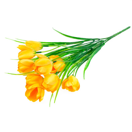 CV07855-5 TULIPÁNY ŽLUTÉ KVĚTY VE SVAZKU TULIPÁNOVÁ DEKORACE