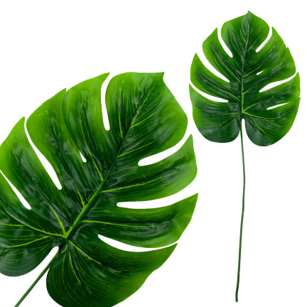 CV13755 Monstera-Blatt, künstliches Blatt für Vase, Monstera, für Dekoration, Monstera-Blatt für Sträuße, künstliche Blumen
