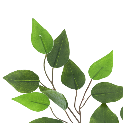 CV33351-2 FICUS BLATT KÜNSTLICHER DEKORATIVER ZWEIG FÜR STRÄUSSE VASEN