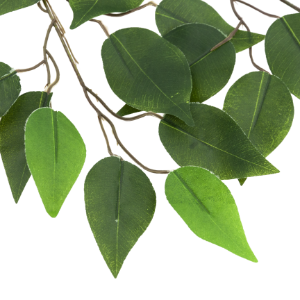 CV33351-2 FICUS BLATT KÜNSTLICHER DEKORATIVER ZWEIG FÜR STRÄUSSE VASEN