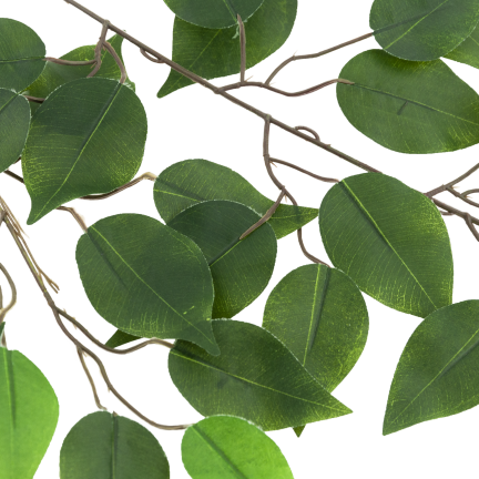 CV33351-2 FICUS BLATT KÜNSTLICHER DEKORATIVER ZWEIG FÜR STRÄUSSE VASEN