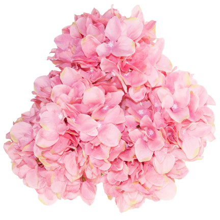 CV15124-3 HORTENSIENSTRAUSS 5 BLUMEN ROSA 50CM