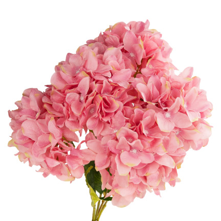 CV15124-3 HORTENSIENSTRAUSS 5 BLUMEN ROSA 50CM