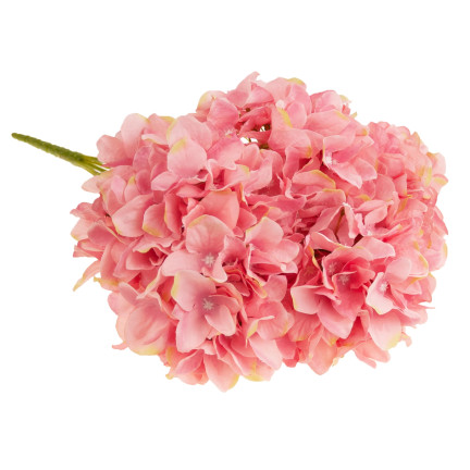 CV15124-3 HORTENSIENSTRAUSS 5 BLUMEN ROSA 50CM