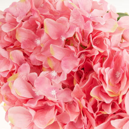 CV15124-3 HORTENSIENSTRAUSS 5 BLUMEN ROSA 50CM