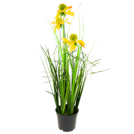 CV15393 KUNSTGRAS RUDBECKIA KAMILLE DEKORATIVES GRAS
