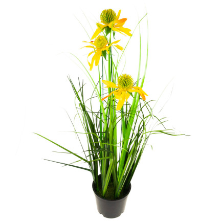 CV15393 KUNSTGRAS RUDBECKIA KAMILLE DEKORATIVES GRAS