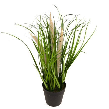 CV15459 Pampas grass in a pot—artificial decorative plant