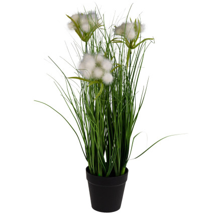 CV17514 Artificial Pampas Grass in a Pot
