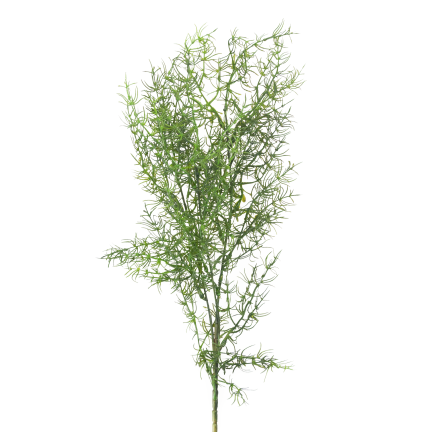 Decorative asparagus fern, artificial flowers, bouquet accent, 80 cm
