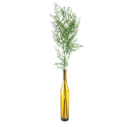 Decorative asparagus fern, artificial flowers, bouquet accent, 80 cm