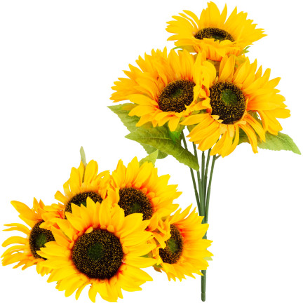 CV18502 SONNENBLUMEN STRAUSS VON SONNENBLUMEN KUNSTBLUMEN
