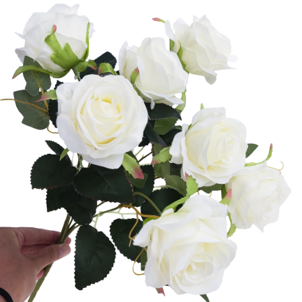 CV21921-1 Rosenstrauß Rosen als lebhaftes Ecru
