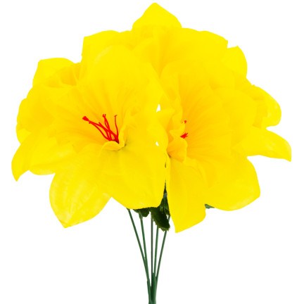 CV22105 NARZISSENSTRAUSS 5PCS KÜNSTLICHE DEKORATIVE BLUMEN NARZISSEN NARZISSEN IM STRAUSS