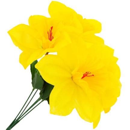 CV22105 NARZISSENSTRAUSS 5PCS KÜNSTLICHE DEKORATIVE BLUMEN NARZISSEN NARZISSEN IM STRAUSS