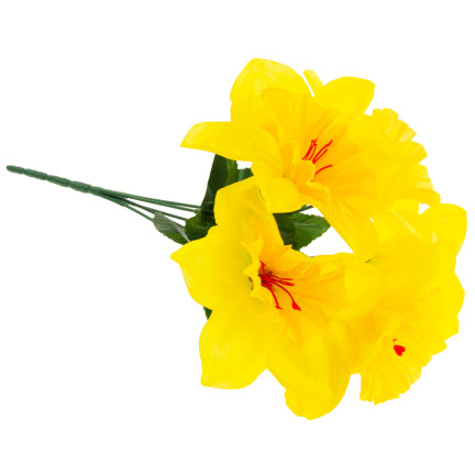 CV22105 NARZISSENSTRAUSS 5PCS KÜNSTLICHE DEKORATIVE BLUMEN NARZISSEN NARZISSEN IM STRAUSS