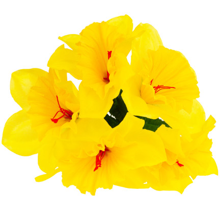 CV22105 NARZISSENSTRAUSS 5PCS KÜNSTLICHE DEKORATIVE BLUMEN NARZISSEN NARZISSEN IM STRAUSS