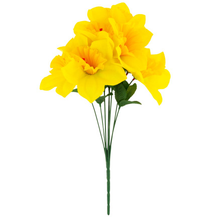 CV22107 Narzissenstrauß 8 Stück künstliche Blumen Narzissen
