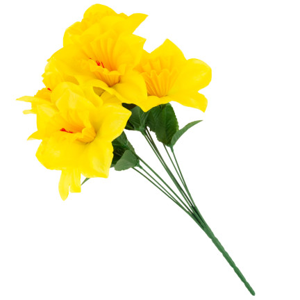 CV22107 Narzissenstrauß 8 Stück künstliche Blumen Narzissen