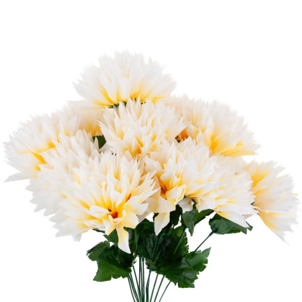 CV23704-2 WEIHNACHTEN BUNCH VON 12 KUNSTBLUMEN 50CM ecru
