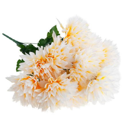 CV23704-2 WEIHNACHTEN BUNCH VON 12 KUNSTBLUMEN 50CM ecru