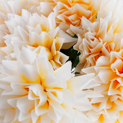 CV23704-2 WEIHNACHTEN BUNCH VON 12 KUNSTBLUMEN 50CM ecru