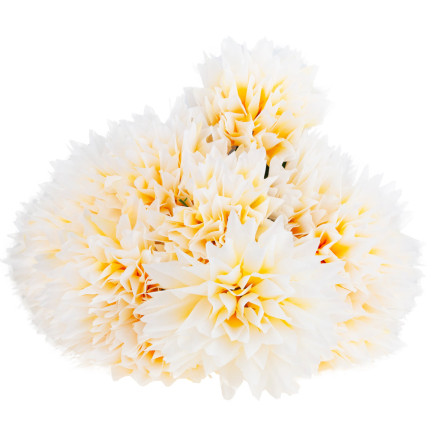 CV23704-2 WEIHNACHTEN BUNCH VON 12 KUNSTBLUMEN 50CM ecru
