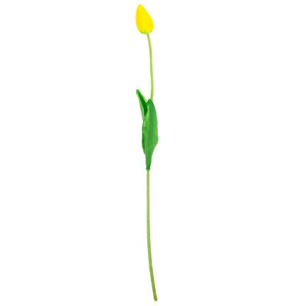 CV26799-4 ARTIFICIAL GUMMER TULIPAN YELLOW BEAUTIFUL AS LIVE PIANO TULIPS Reed