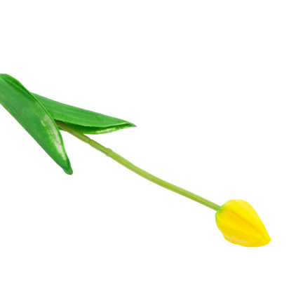 CV26799-4 ARTIFICIAL GUMMER TULIPAN YELLOW BEAUTIFUL AS LIVE PIANO TULIPS Reed