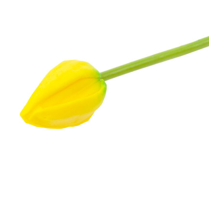 CV26799-4 ARTIFICIAL GUMMER TULIPAN YELLOW BEAUTIFUL AS LIVE PIANO TULIPS Reed