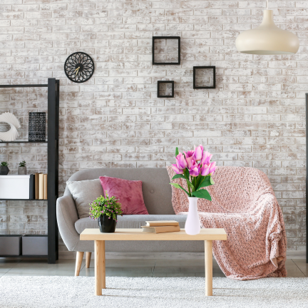 CV26811-7 STRAUSS KÜNSTLICHER GELOCHTER TULPEN X 9 VIOLETT