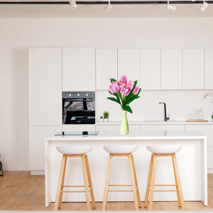 CV26815-7 STRAUSS LILA SCHATTIERTE KÜNSTLICHE TULPEN 9 KÖPFE