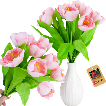 CV27020-5 TULIPAN BUNCH X9 rosa