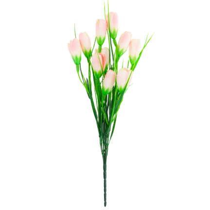 CV27023-2 Powder-Pink Crocuses: A Bouquet of Crocuses, Artificial Flowers, Spring Decoration, Vase Arrangement