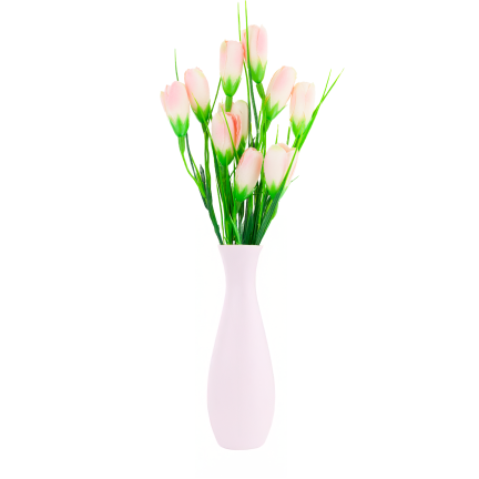 CV27023-2 Powder-Pink Crocuses: A Bouquet of Crocuses, Artificial Flowers, Spring Decoration, Vase Arrangement